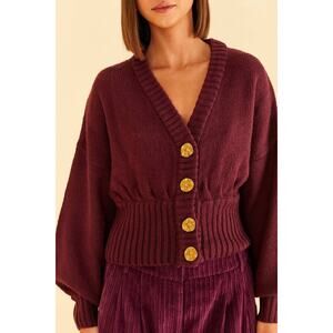 FARM Rio Bubble Knit Cardigan